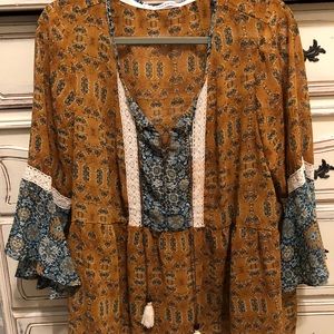 Maurice’s Plus boho top.